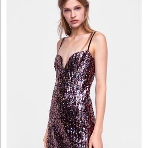 Zara Sequin Dress